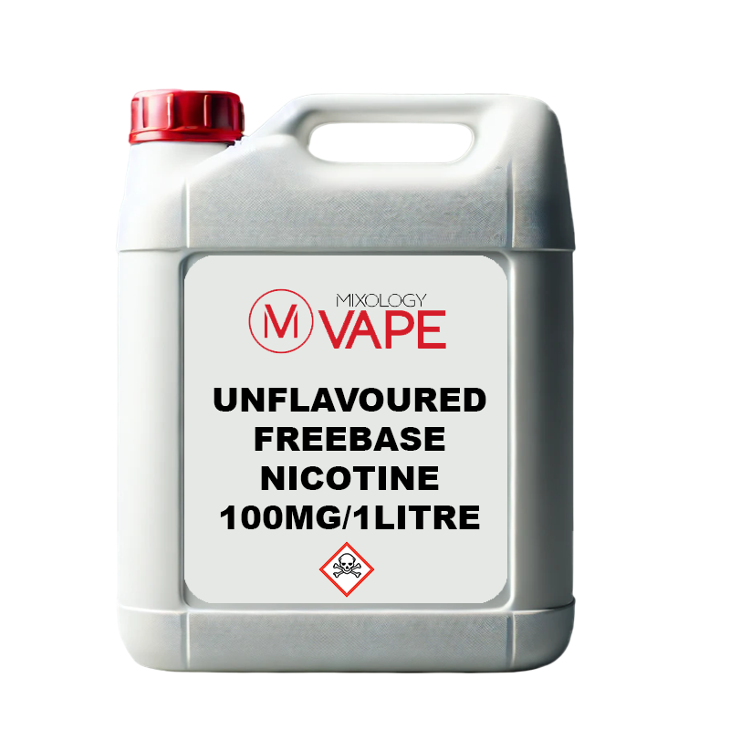 Unflavoured Freebase Nicotine 1 Litre / 100MG